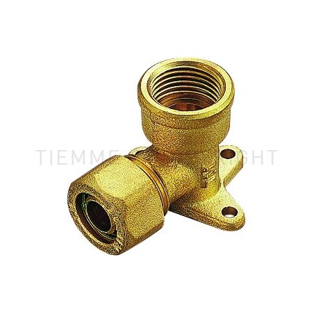 RACCORDO FLANGIA A COMPRES TUBO PE - X Ø 15 SP 2,5 1/2" - 1406 TIEMME 1400077 1