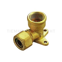 RACCORDO FLANGIA A COMPRES TUBO PE - X Ø 18 SP 2 1/2" - 1406 TIEMME 1400080 1