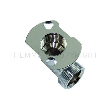 (PEX) RACCORDO CURVO F CR INCASSO A COMPRES TUBO PE - X Ø 15 SP 2,5 1/2" - 1420K TIEMME 1400200 1