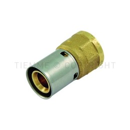 RACCORDO DIRITTO F A PRESS TUBO PE - X Ø 16 SP 1,8 1/2" - 1702 TIEMME 1700043 1