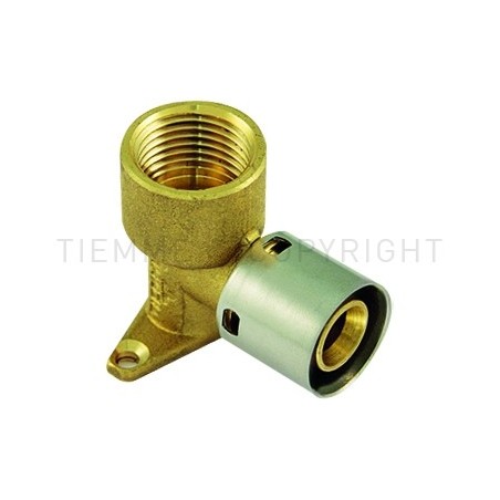 RACCORDO FLANGIA H40 A PRESS TUBO PE - X Ø 16 SP 1,5 1/2" - 1706 TIEMME 1700129 1