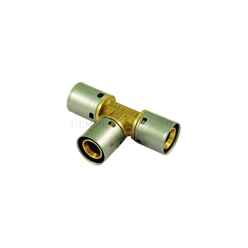 RACCORDO TEE A PRESS TUBO PE - X Ø 63 - 63 - 63 SP 5,8 - 1707 TIEMME 1700277 1