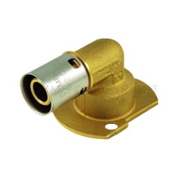 RACCORDO CURVO F INCASSO A PRESS TUBO PE - X Ø 16 SP 1,5 1/2" - 1730 TIEMME 1700333 1