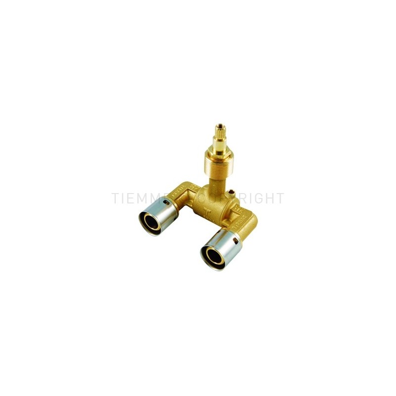 VALVOLA SFERA INCASSO A U A PRESS TUBO PE - X Ø 25 - 25 SP 2,3 - 1740U TIEMME 1740004 1