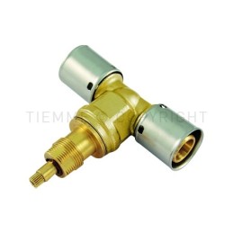 VALVOLA CON VITONE INCASSO A PRESS TUBO PE - X Ø 16 - 16 SP 1,8 - 1746 TIEMME 1740008 1