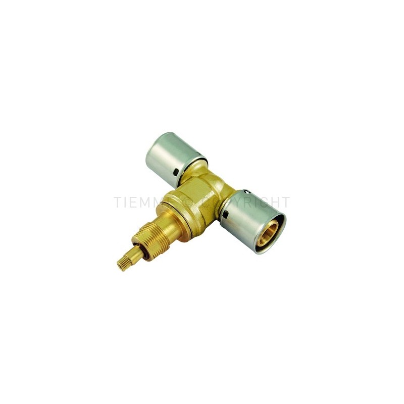 VALVOLA CON VITONE INCASSO A PRESS TUBO PE - X Ø 16 - 16 SP 1,8 - 1746 TIEMME 1740008 1
