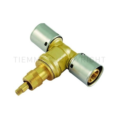VALVOLA CON VITONE INCASSO A PRESS TUBO PE - X Ø 16 - 16 SP 1,8 - 1746 TIEMME 1740008 1