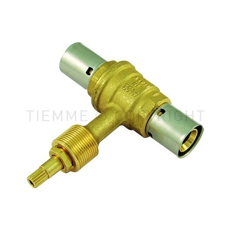 VALVOLA SFERA INCASSO A PRESS TUBO PE - X Ø 16 - 16 SP 2 - 1740 TIEMME 1740010 1