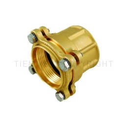 RACCORDO DIRITTO F A COMPRES/TENUTA ORING TUBO PE/PEHD/PEX Ø 75 X 2"1/2 ISO228 - 1462 TIEMME 3400054 1