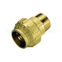 RACCORDO DIRITTO M CW602N A COMPRES TUBO PE/PEHD/PEX Ø 32 X 1" ISO7 - 3460DR TIEMME 3420001 1