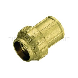 RACCORDO DIRITTO F CW602N A COMPRES TUBO PE/PEHD/PEX Ø 20 X 1/2" ISO7 - 3462DR TIEMME 3420033 1