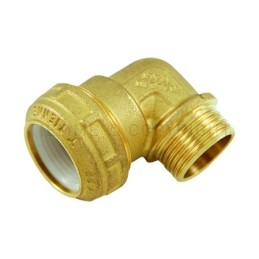 RACCORDO CURVO M A COMPRES OGIVA ACETALICA TUBO PE/PEHD/PEX Ø 32 X 1" COMPACT - 3464 TIEMME 3430008 1
