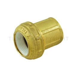 RACCORDO DIRITTO F A COMPRES OGIVA ACETALICA TUBO PE/PEHD/PEX Ø 50 X 1"1/2 COMPACT - 3462 TIEMME 3430033 1
