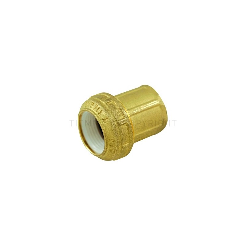 RACCORDO DIRITTO F A COMPRES OGIVA ACETALICA TUBO PE/PEHD/PEX Ø 50 X 1"1/2 COMPACT - 3462 TIEMME 3430033 1