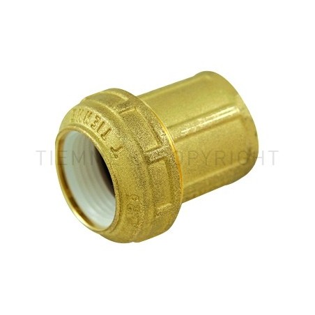 RACCORDO DIRITTO F A COMPRES OGIVA ACETALICA TUBO PE/PEHD/PEX Ø 50 X 1"1/2 COMPACT - 3462 TIEMME 3430033 1