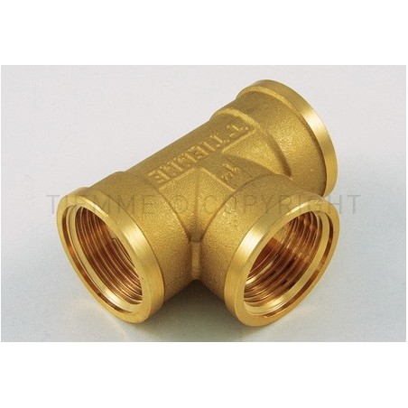 RACCORDO TEE F - F - F GENER 1/2"X1/2"X1/2" - 1570 TIEMME 1500003 1