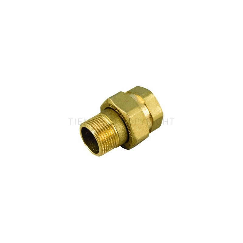 RACCORDO DIRITTO 3PZ M - F ORING GENER 1/2"X1/2" - 1555 TIEMME 1500014 1