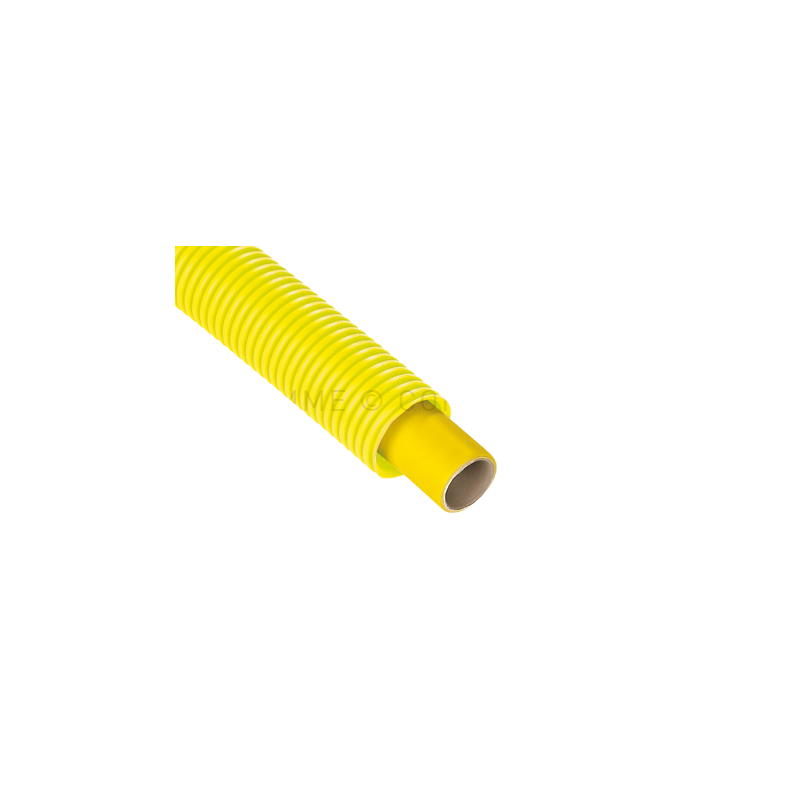 Tubo multistrato con guaina corrugata di colore giallo 16 X2,0 - AL 0,30 0650001 1