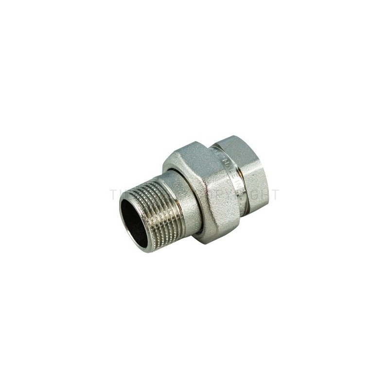 RACCORDO DIRITTO 3PZ M - F NI ORING GENER 3/4"X3/4" - 1555N TIEMME 1500076 1