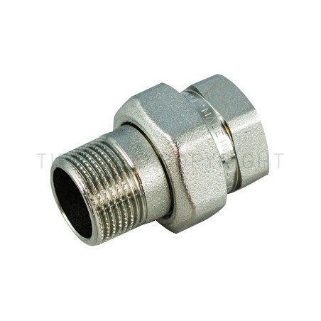 RACCORDO DIRITTO 3PZ M - F NI ORING GENER 3/4"X3/4" - 1555N TIEMME 1500076 1