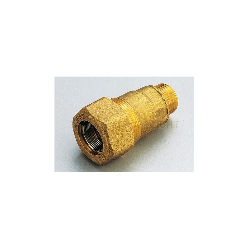 RACCORDO DIRITTO M STEEL BLOCK TUBO FERRO 2" - 1590 TIEMME 1500085 1