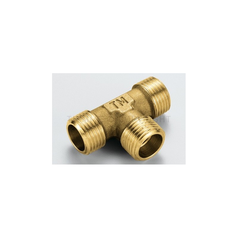 RACCORDO TEE M - M - M GENER 3/4"X3/4"X3/4" - 1572 TIEMME 1500225 1