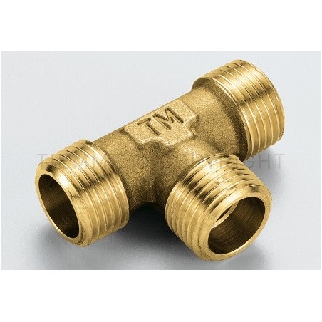 RACCORDO TEE M - M - M GENER 3/4"X3/4"X3/4" - 1572 TIEMME 1500225 1