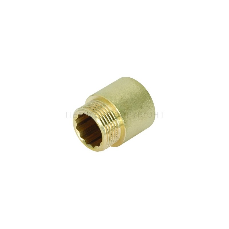 PROLUNGA FILETTATA M - F BARRA GENER 3/4" L 80MM - 1530 TIEMME 1500321 1