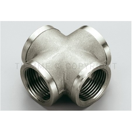 RACCORDO CROCE F - F - F - F NI GENER 1"X1"X1"X1" - 1580N TIEMME 1500345 1