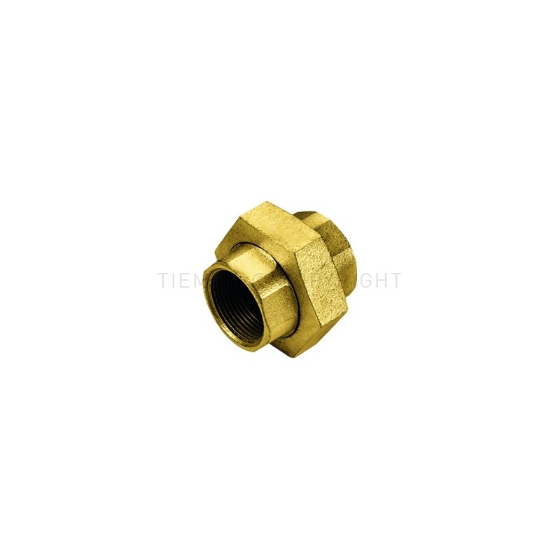 RACCORDO DIRITTO 3PZ F - F GUARNIZIONE PIANA GENER 1/2"X1/2" - 1557CP TIEMME 1500358 1