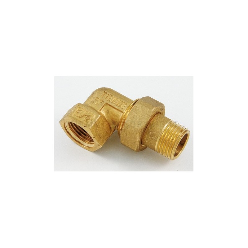 RACCORDO CURVO 3PZ M - F GUARNIZIONE PIANA GENER 3/4"X3/4" - 1565CP TIEMME 1500359 1