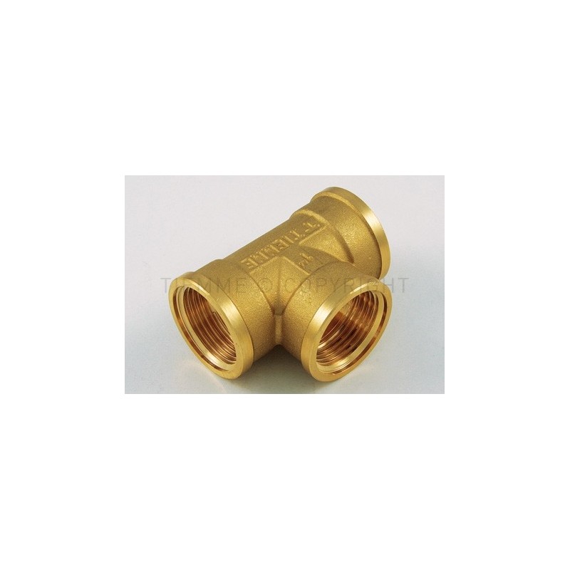 RACCORDO TEE F - F - F GENER 1"1/4X1/2"X1"1/4 - 1570 TIEMME 1500441 1