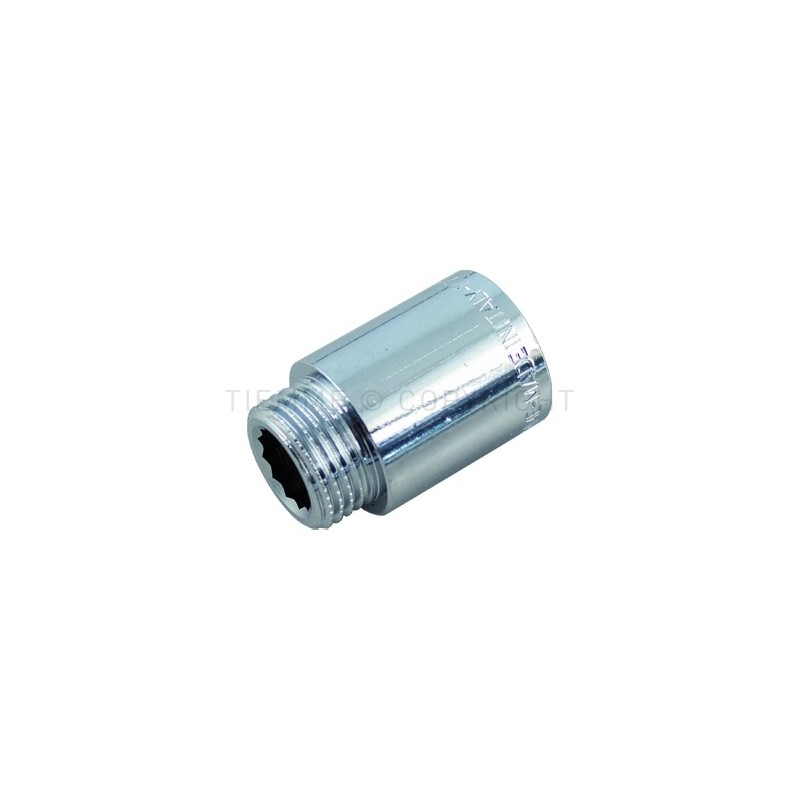 PROLUNGA CR LUCIDA FILETTATA M - F BARRA GENER 1" L 15MM - 1530C TIEMME 1500521 1 PROLUNGA CR LUCIDA FILETTATA M - F BARRA GENER 1" L 15MM - 1530C TIEMME 1500521 1