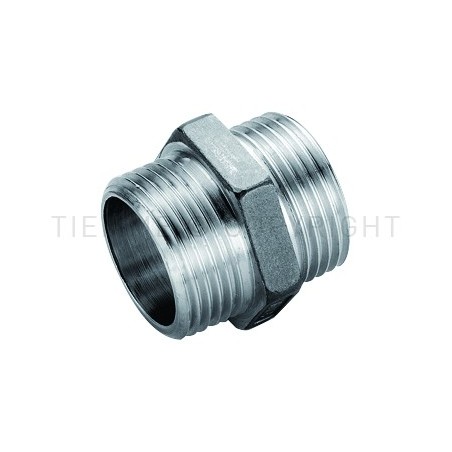 RACCORDO DIRITTO NI M - M GENER 3/8"X1/4" - 1552N TIEMME 1500550 1