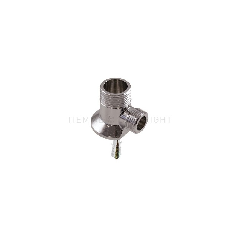 RACCORDO CURVO M - M CR CON FLANGIA GENER 3/4"X1/2" BATT PIANA - 1584C TIEMME 1500800 1