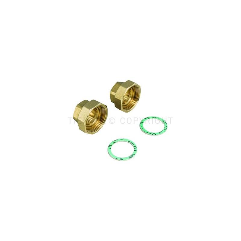 KIT ATTACCO POMPA CW617N F SEDE PIANA 3/4"FEMX1"1/4 ATT POMPA - 1557SET TIEMME 1500839 1