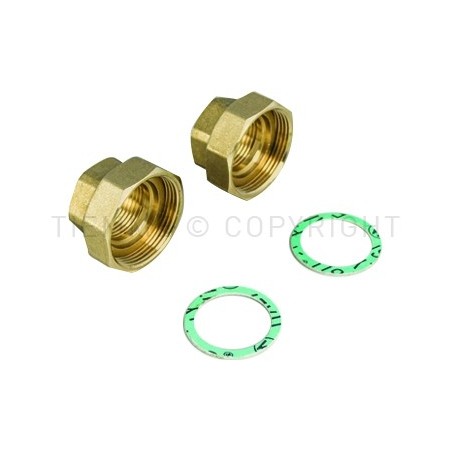 KIT ATTACCO POMPA CW617N F SEDE PIANA 3/4"FEMX1"1/4 ATT POMPA - 1557SET TIEMME 1500839 1
