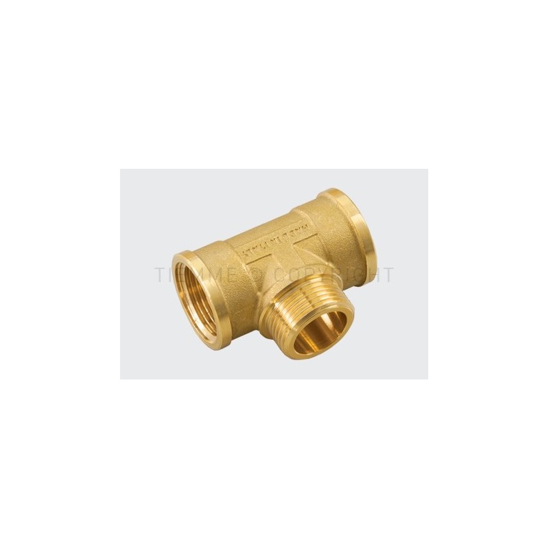 RACCORDO TEE F - M - F GENER 3/4"X3/4"X3/4" - 1571 TIEMME 1500844 1 RACCORDO TEE F - M - F GENER 3/4"X3/4"X3/4" - 1571 TIEMME 1500844 1
