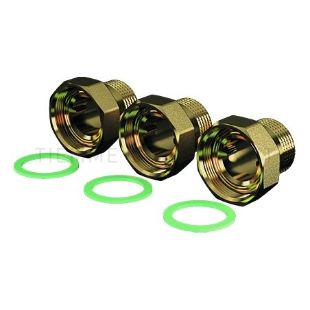 KIT BOCCHETTONI (CODOLO - GIRELLO - GUARNIZIONE) 1"1/2MASX2"FEM - 1521CPKIT TIEMME 1501015 1