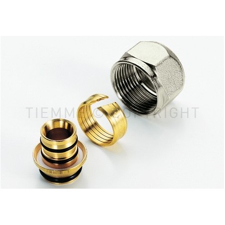 ADATTATORE NI TUBO AL - PEX Ø 20 2 SU ATT 3/4"(18)EUR - 1636N TIEMME 1440003 1