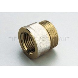 RACCORDO DIRITTO F GIA - NI UNIVERSALE ATT 3/4"(18) EUROCONO X 1/2"G - 1642GN TIEMME 1630015 1