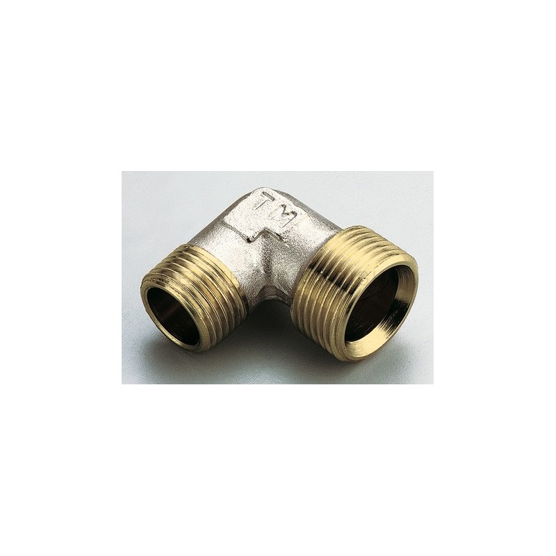 RACCORDO CURVO M GIA - NI UNIVERSALE ATT 1/2"(16) X 3/4"G - 1644GN TIEMME 1630024 1
