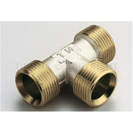 RACCORDO TEE GIA - NI UNIVERSALE ATT 3/4"(18) EUR X3/4"(18) EUR X3/4"(18) EUR - 1647GN TIEMME 1630040 1