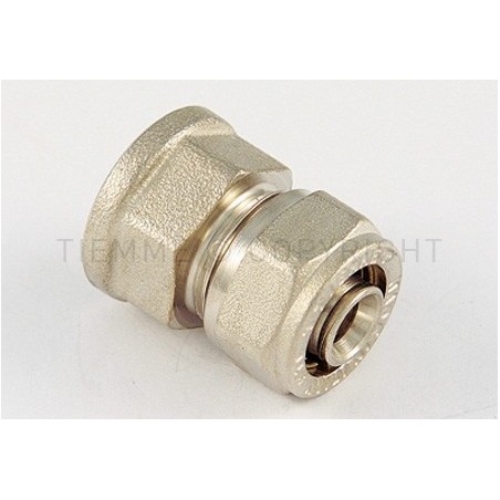 RACCORDO DIRITTO F NI A STRING TUBO AL - PEX Ø 20 SP 2 3/4" - 1602 TIEMME 1600011 1