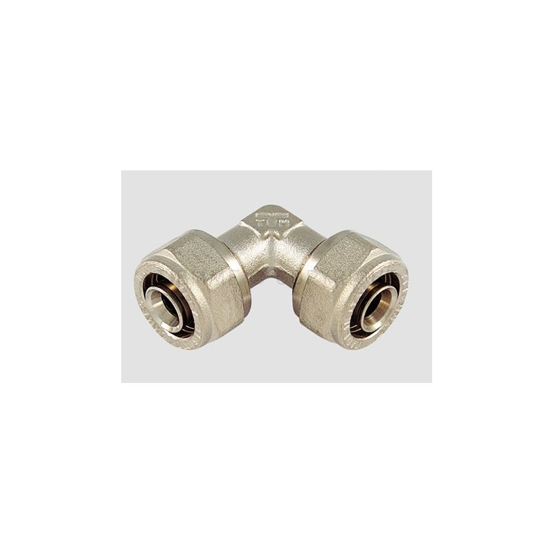 RACCORDO CURVO DOPPIO NI A STRING TUBO AL - PEX Ø 26 - 26 SP 3 - 1603 TIEMME 1600019 1
