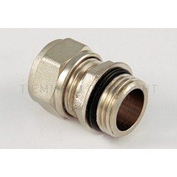 RACCORDO DIRITTO M NI CON ORING A STRING TUBO AL - PEX Ø 18 SP 2 1/2" - 1600OR TIEMME 1600086 1