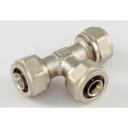 RACCORDO TEE NI A STRING TUBO AL - PEX Ø 20(2,0) - 26(3,0) - 20(2,0) - 1607 TIEMME 1600089 1