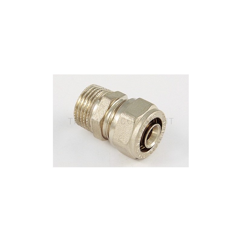 RACCORDO DIRITTO M NI A STRING TUBO AL - PEX Ø 25 SP 2,5 1" - 1600 TIEMME 1600098 1