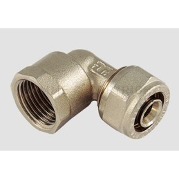 RACCORDO CURVO F NI A STRING TUBO AL - PEX Ø 25 SP 2,5 1" - 1605 TIEMME 1600117 1