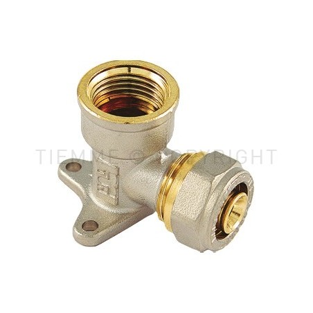 RACCORDO FLANGIA GIA - NI A STRING TUBO AL - PEX Ø 14 SP 2 1/2" - 1606GN TIEMME 1600237 1